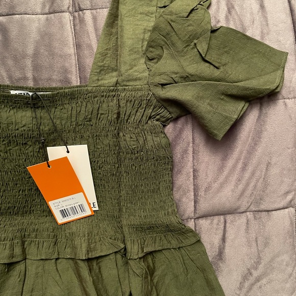 Untaggable women’s top-military green - Picture 3 of 4